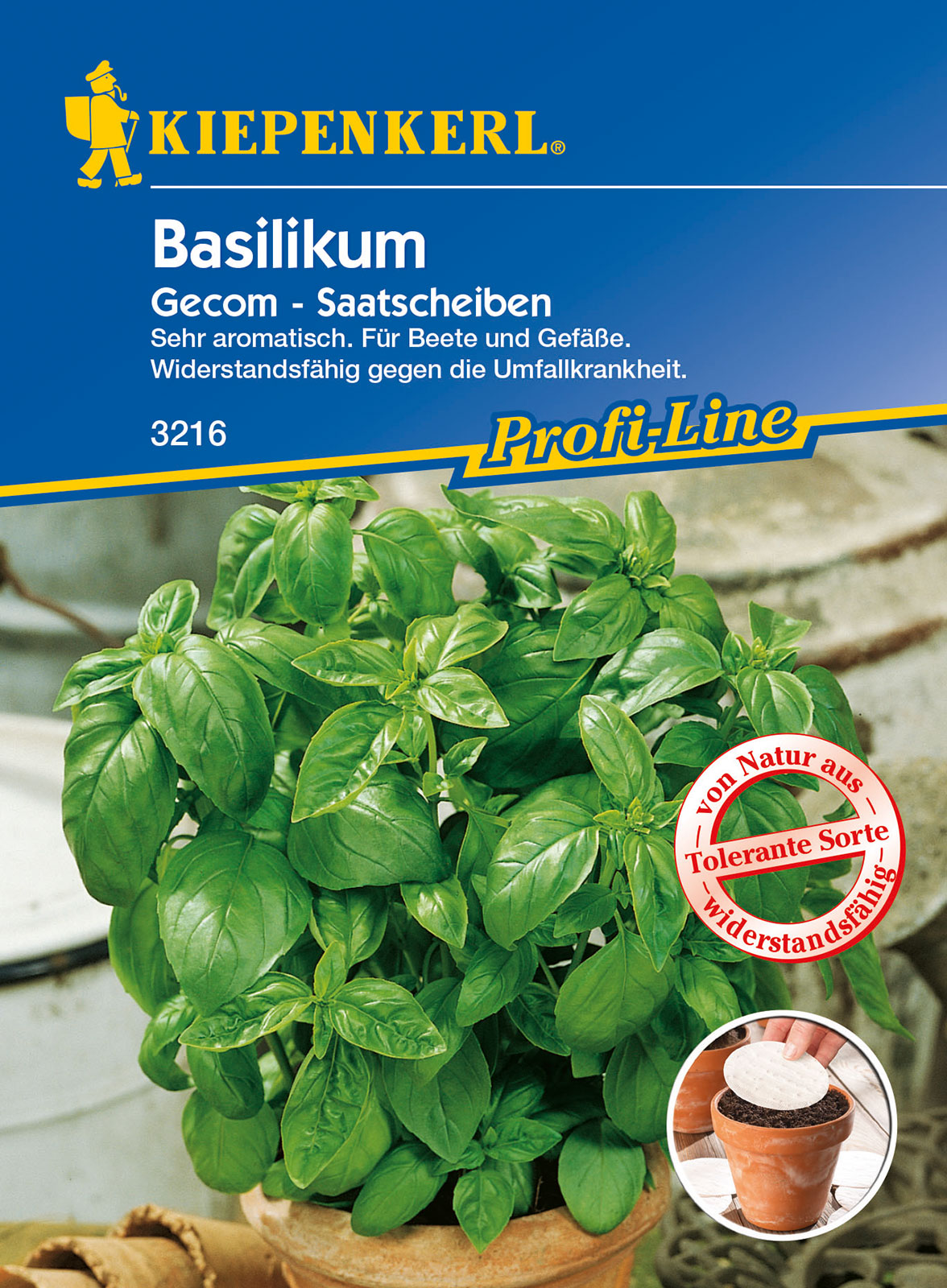 Basilikum Gecom Saatpads Balkon & Garten