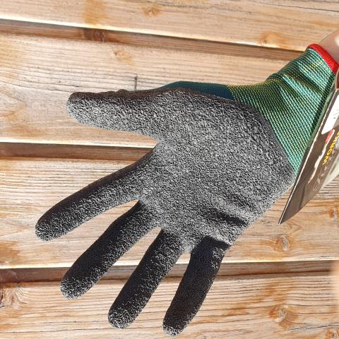 Handschuh petrol - textil, beschichtet