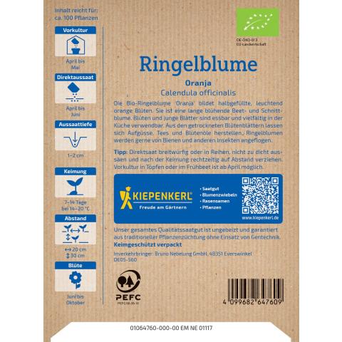 Bio-Saatgut Ringelblume Oranja