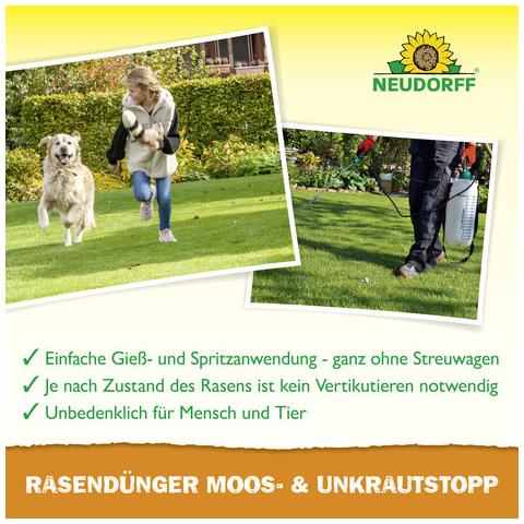 Rasendünger Moos-&UnkrautStopp Flüssig