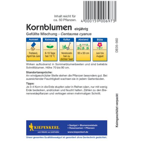 Bunte Kornblumen-Mischung