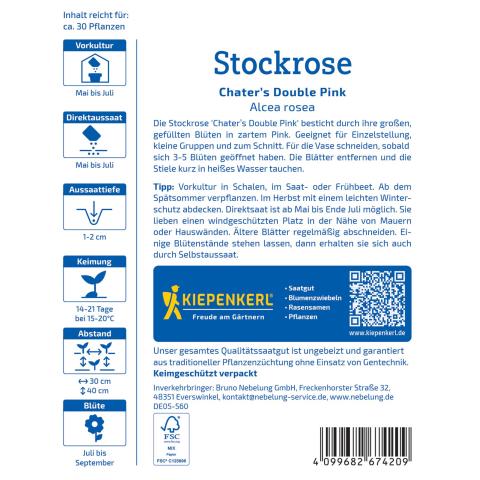 Stockrose "Charter's Double Pink"