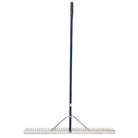 Planierrechen mit Fiberglasstiel