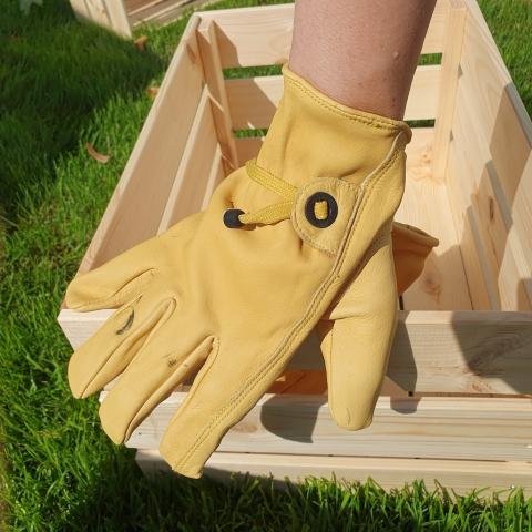 Leder-Gartenhandschuhe