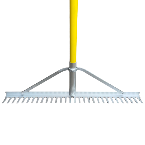 Planierrechen mit Fiberglasstiel