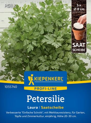 Aroma-Petersilie "Laura" (Saatpads)