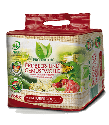 Erdbeere- und Gemüsewolle 850g