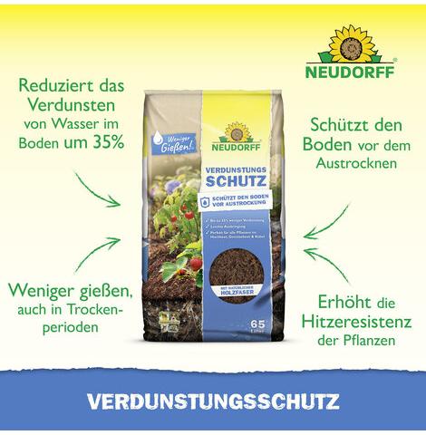 Verdunstungsschutz aus Holzfaser 65l