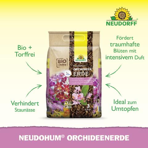 NeudoHum Orchideen-Erde 3l