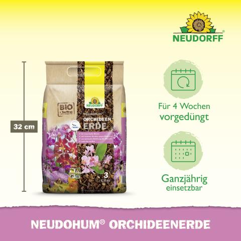 NeudoHum Orchideen-Erde 3l
